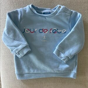 Jacadi Light Blue 'Jour de Fête' Kids Sweatshirt